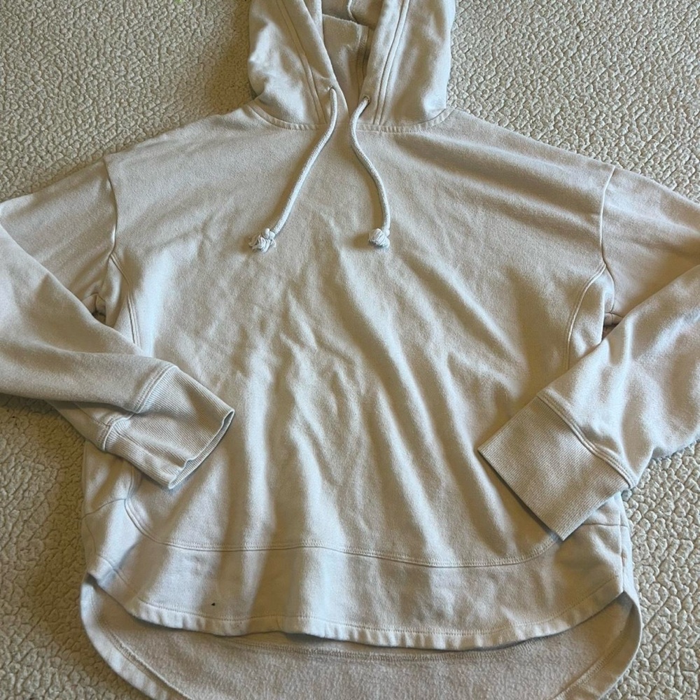 Women's Cream Hoodie Sweater